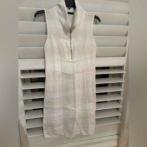 Lungo Llarno White Linen Shift